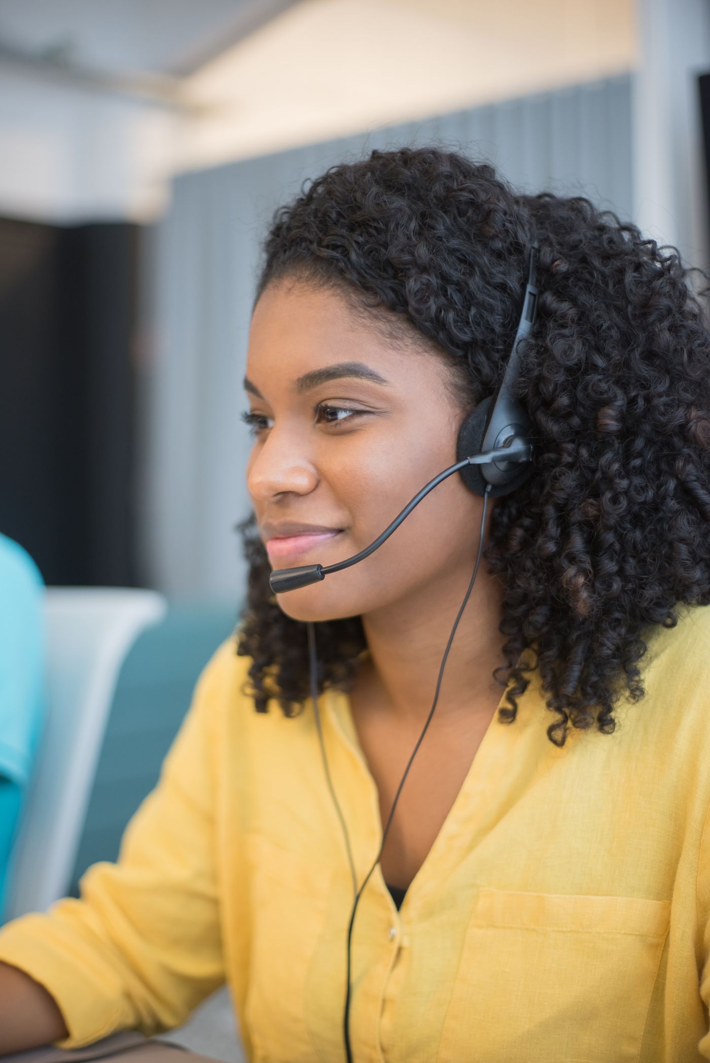 SMCPL BPO services agent wearing a headset providing customer support
